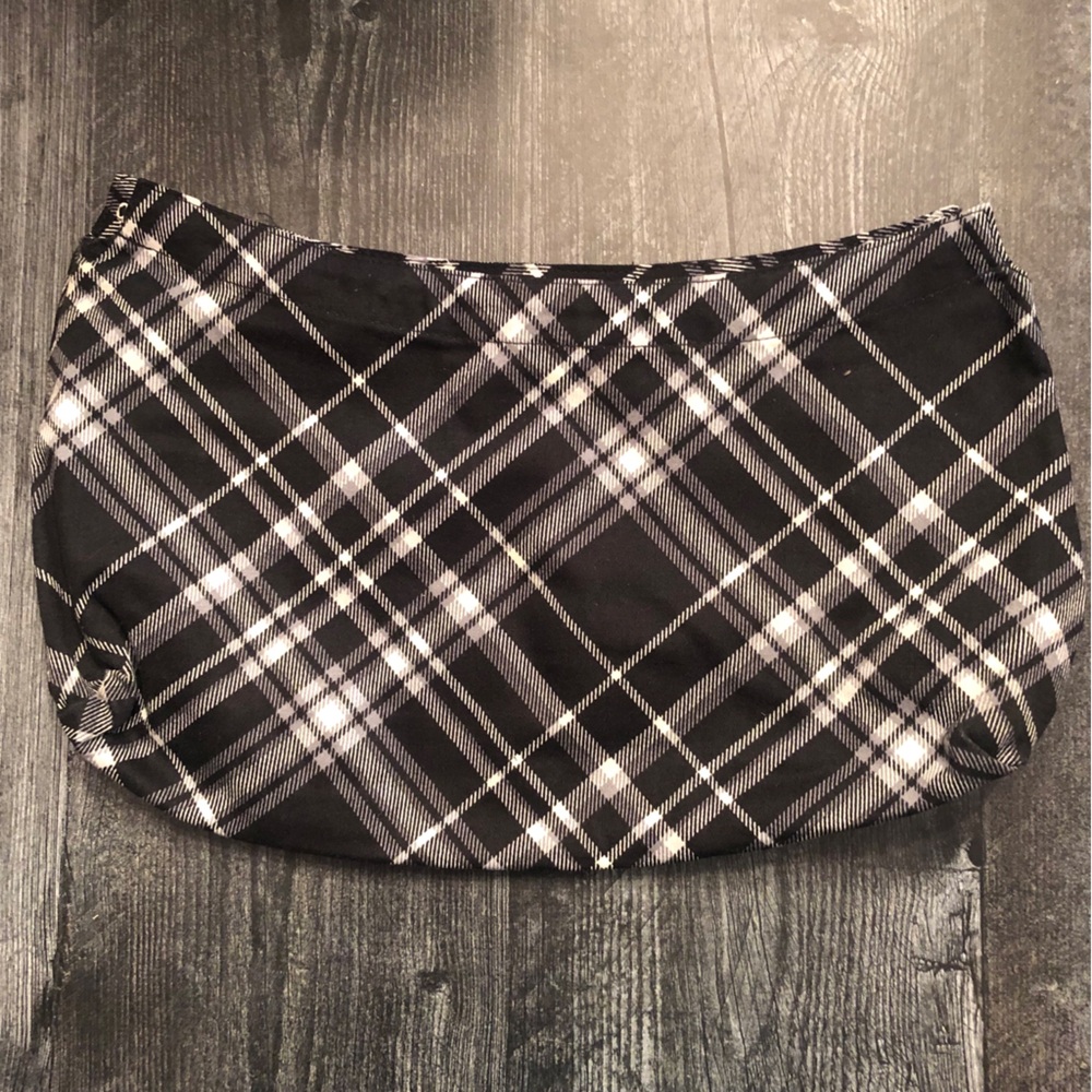 Black Plaid Skirt for Classic Skirt Purse SKIRT ONLY